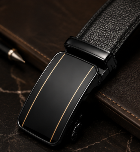 Monarzo premium auto lock leather belts collection for men in Pakistan