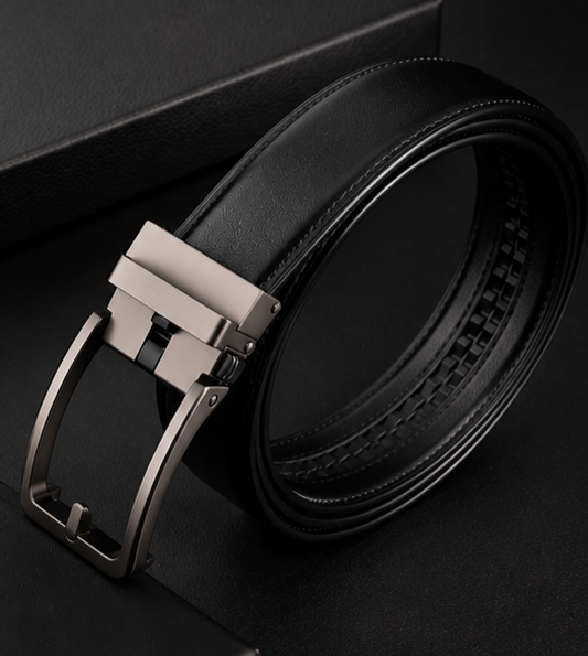 Monarzo Apex pure cow leather auto lock belt for men